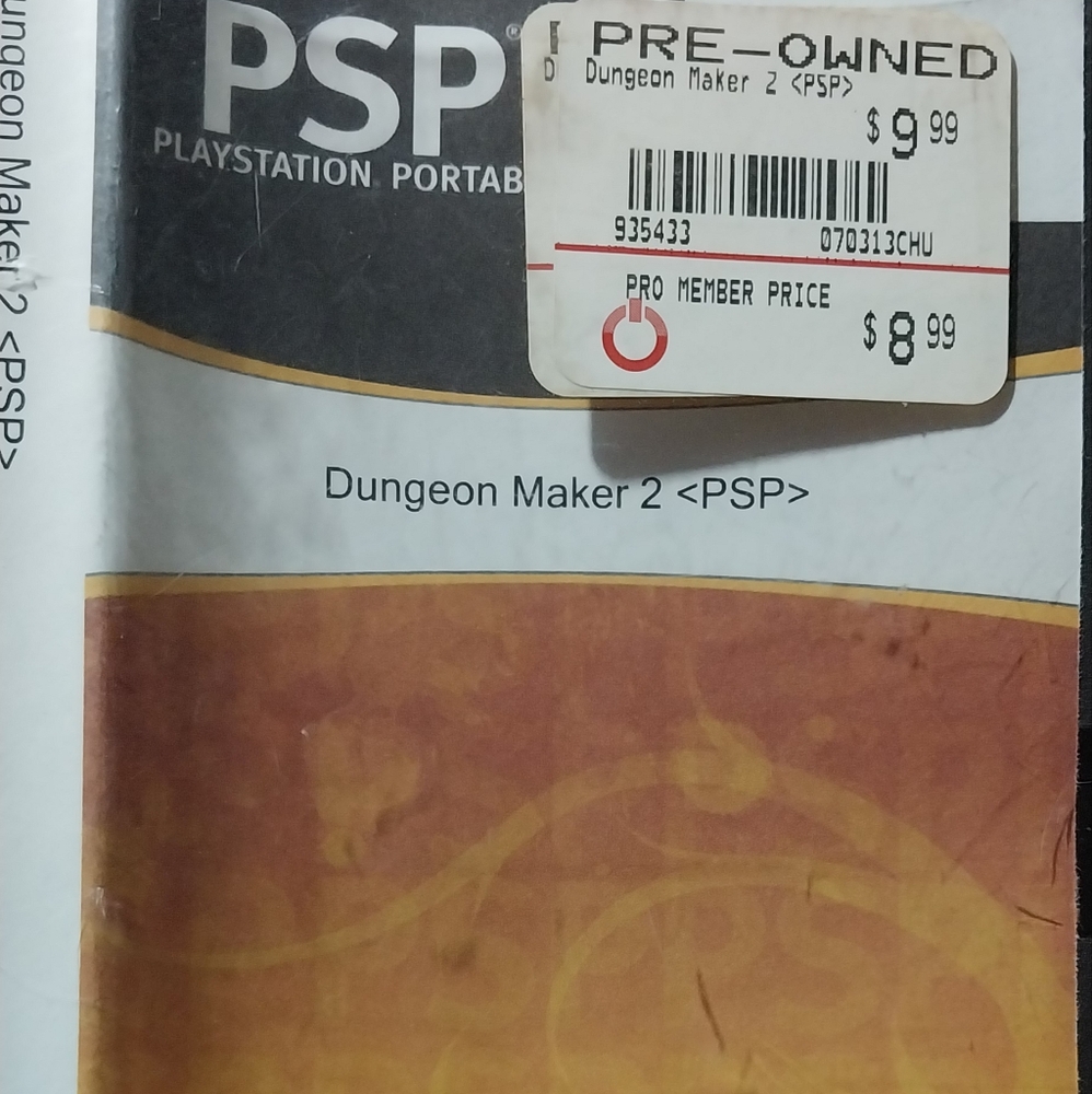 Dungeon Maker 2 PSP Game